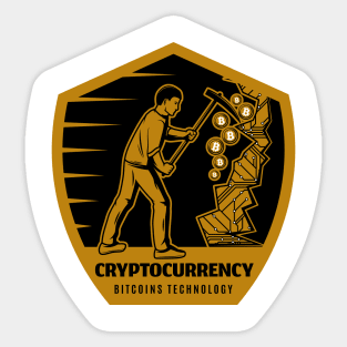 Bitcoin Mining Sticker